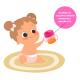Brinquedo Infantil Cotiplás Soffy Babby Kit Alimentação Rosa